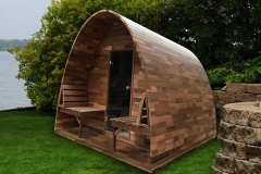 outdoor sauna- sauna da esterno-