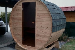 outdoor sauna- sauna da esterno-  infrarossi